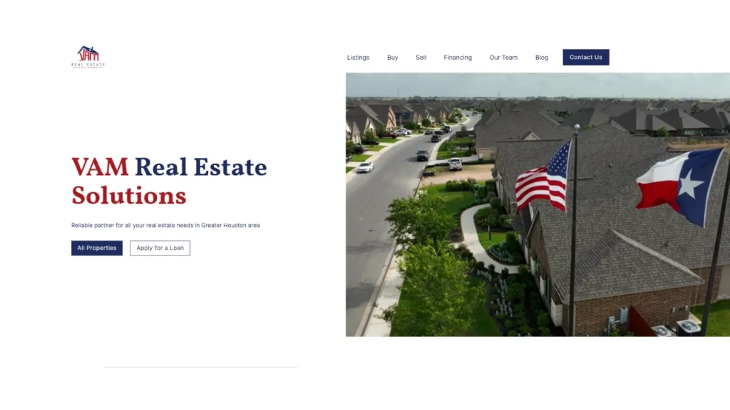 link to Vam Real Estate website